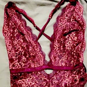 Is there a secret burgundy laced Lingerie